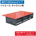 【送料別途】【直送品】DENSAN デンサン バンキャビネット 750×1300×265mm ハイエース キャラバン用 SCT-F12