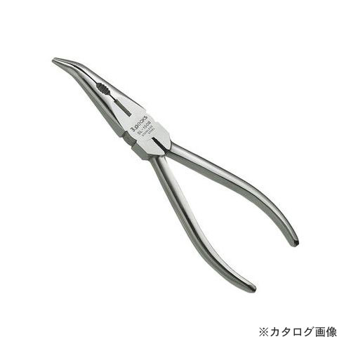 スリーピークス 3.peaks ステンレス製先曲ラジオペンチ 150mm（グリップなし） SL-150B