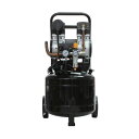 【送料別途】【直送品】MTO 静音オイルレスコンプレッサー 38L 縦型 400×420×820mm ブラック DZW038TBKZM