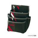 プロスター Newpoly 腰袋3段 WPS-12RD(4)