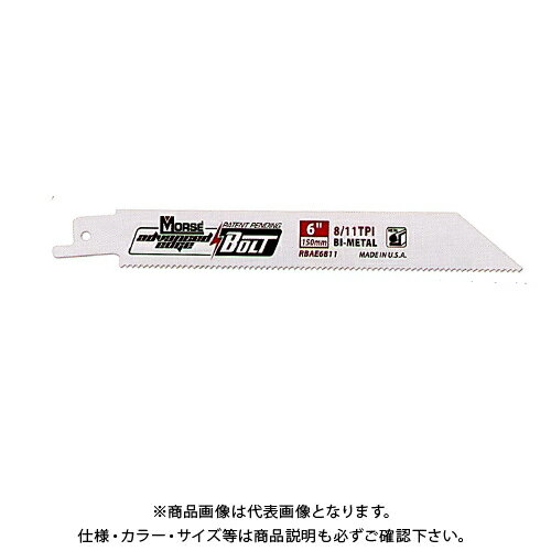 M.K. モールス アドバンスト・エッジ・ボルト・バイメタル・セーバーソー・ブレード(スピード切削用)RBAE121521T05