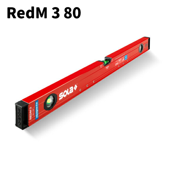 レッドレベル 超強力マグネット付 80cm レッド SOLa ソラ RedM 3 80