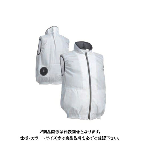 Vests - COOLING BLAST ワークベスト (ポリ100％) 4Lサイズ シルバーグレー リンクサス LINXAS LX-6700WVS