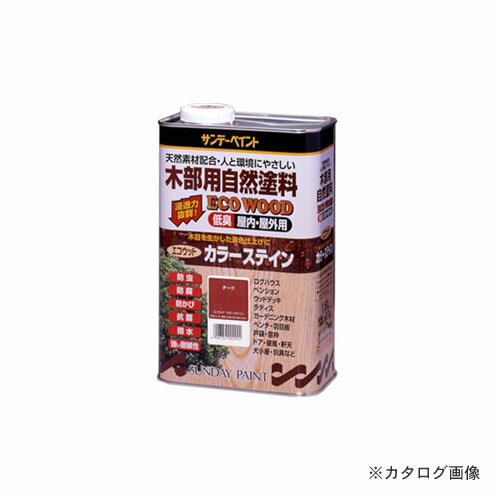 Rakuten - サンデーペイント #254866 SPエコウッドカラーステイン チーク 1600M