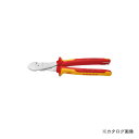 クニペックス KNIPEX 7406-250TBK 絶縁強力斜ニッパー 落下防止 BK