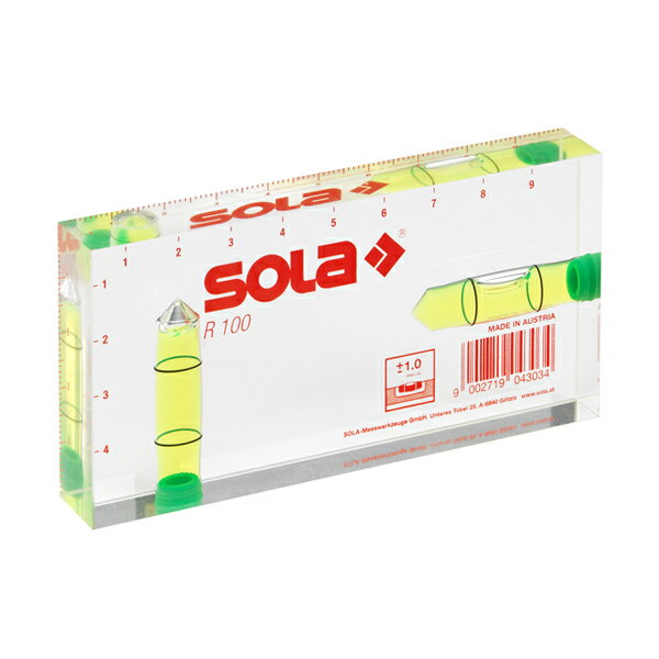 アクリルレベル 10cm クリア SOLa ソラ R100
