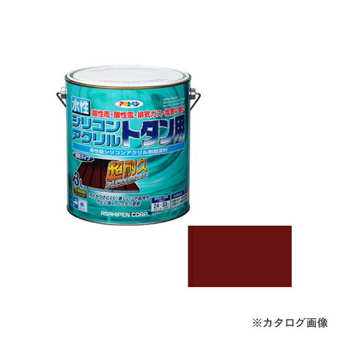 Rakuten - アサヒペン AP 水性シリコンアクリルトタン用 3L 赤さび