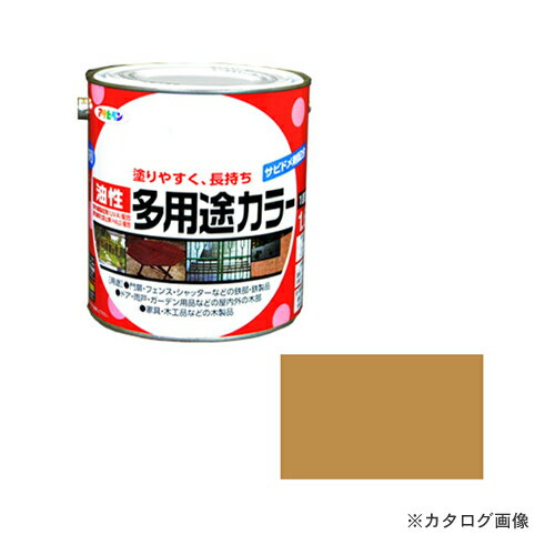 アサヒペン AP 油性多用途カラー 1.6L ライトカーキー