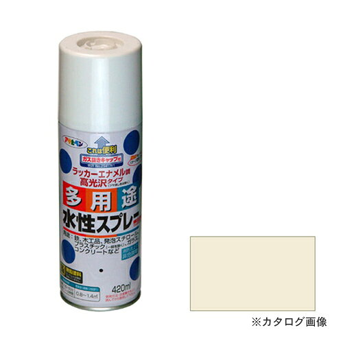 【メーカー名】 ●アサヒペン 【特長】 ●いろいろな物に塗れる。2回塗り。水溶性アクリル樹脂塗料 【仕様】 ●色名/ミルキーホワイト ●商品幅(mm)/65 ●危険物/指定可燃物　可燃性液体類　140mL　 ●商品奥行き(mm)/65 ●商品高さ(mm)/210 ●商品重量(g)/600 ●乾燥時間/夏期／40〜50分　冬期／1〜2時間 ●塗り面積/0.8〜1.4m2（2回塗り）