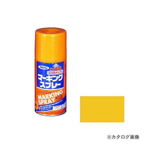 アサヒペン AP マーキングスプレー 300mL (黄色)