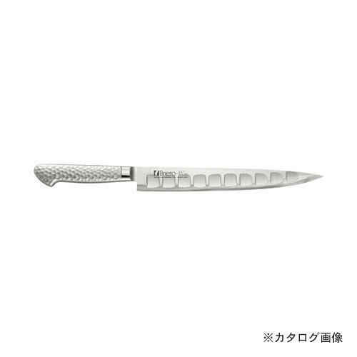 【メーカー名】 ●片岡製作所 【特長】 ●砥石による本格的な刃付けを施し、鋭い切れ味を長く持続させます。 ●プロの技術者により、本刃付けする前に研ぎなおしを容易にするため、水砥の荒砥・中砥を使用し、刃基を研ぎだしてあります。 ●刀身とハンドルはすき間のない一体構造で非常に衛生的です。 【仕様】 ●材質：刀身：モリブデンバナジウム特殊鋼 / ハンドル：18-8ステンレス鋼
