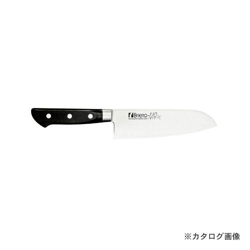 【メーカー名】 ●片岡製作所 【特長】 ●砥石による本格的な刃付けを施し、鋭い切れ味を長く持続させます。 ●プロの技術者により、本刃付けする前に研ぎなおしを容易にするため、水砥の荒砥・中砥を使用し、刃基を研ぎだしてあります。 ●1050℃で焼き入れ後に、−73℃以下に冷却する特別な処理により高い硬度と靭性を与え、切れ味を一段と高めてあります。 【仕様】 ●重量：150g ●材質：刀身：モリブデンバナジウム鋼 / ハンドル：抗菌剤入り黒積層強化木 ●原産国：日本 【関連商品】 片岡製作所 M1014 M10 PRO 万能 175mm 片岡製作所 M1015 M10 PRO 万能 160mm 片岡製作所 M914 M9 PRO 万能 175mm 片岡製作所 M914-D.P.S M9 PRO 万能 175mm 片岡製作所 M915-D.P.S M9 PRO 万能 160mm