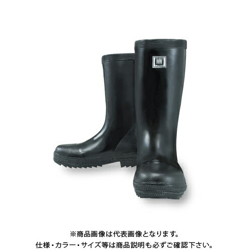【メーカー名】 ●おたふく手袋 【特長】 ●鋼鉄芯入 ●セーフティタイプの軽半ゴム長靴 【仕様】 ●材質：天然ゴム ●サイズ：28.0cm