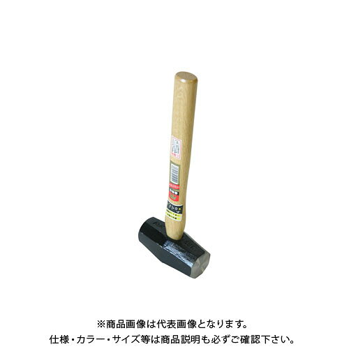 【メーカー】 ●浅香工業 【特長】 ●頭部(たたき部)1.5kgタイプのスチール製で木柄は使うほどに手になじむ樫(かし)材を採用し、石割り、はつり作業に最適。 ●頭部は炭素鋼S45C相当を使用した完全熱処理品で、入念な鏡面研磨により美しくサビの発生も少なく、柄は厳選された樫(かし)材を使用し、十分乾燥しているので痩せも少なく強度があり、独自の段付クサビを使用しているのでガタツキが少ないです。 ●頭部は両面の形状が異なります。 ●面取り部は石割作業用、面なし部ははつり作業用として使い分けることができます。 ●石工、石割り、はつり作業に。 【仕様】 ●重量：1.6kg ●頭部長さ：112mm ●頭部幅：50mm ●柄の長さ：300mm ●材質：頭部：スチール/柄部：天然木 ●原産国：日本