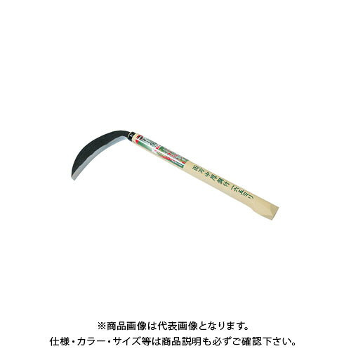 【メーカー】 ●浅香工業 【特長】 ●刃先に複合材を使用し切れ味が持続します。 ●刃長165mm両刃タイプの、やわらかい草から、ススキ、カヤ等のかたい草の刈り取り作業中厚鎌。 ●刃先は複合材使用で熱処理を施すことにより耐磨耗性に優れ、切れ味が良く、刃研ぎが可能です。 ●柄尻はすべり止めのコブ形状を採用。 ●やわらかい草から、ススキ、カヤ等のかたい草の刈り取り作業に。 【仕様】 ●重量：200g ●全長：330mm ●刃の長さ：165mm ●刃渡り：145mm ●柄部長さ：315mm ●材質：刃部：スチール/柄部：天然木 ●原産国：日本