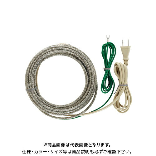 【メーカー】 ●(株)カクダイ 【特長】 ●金属管でも使用可能。 ●塩ビ管 (塩ビホースは除く)、架橋ポリエチレン管、ポリブデン管、被覆銅管用。 ●保温テープなし。 ●市販の保温材か、0698保温テープ (別売)を使用してください。 ●ヒーター部が重なっても異常加熱がありません。 ●外気温の上昇・下降により発熱量が変化します。 ●電気使用量　13W (最大発熱時)〜2W (最小発熱時)/1mあたり　・698-01は単体でも使用できますが、常時通電しており、外気温が一定温度に上昇しても電源はOFFにならず、待機電力がかかります。 ●697-003と併用することで、外気温に合わせて電源ON/OFFの制御が可能になります。 【特記事項】 ※ 商品画像および商品情報は、あくまでも参考として閲覧ください。製品仕様(スペック)・付属品・色等についてはメーカーホームページ等でご確認ください。 ※ 製品により、改良、仕様、包装の変更、価格改定、製造の中止などを予告なく行う場合がありますのであらかじめご了承ください。