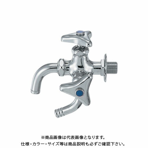 カクダイ 万能ホーム双口水栓 13 7041