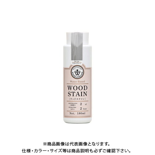 和信ペイント Wood Atelier ウッドステイン WS-03 スカイグレー 180ml #800653