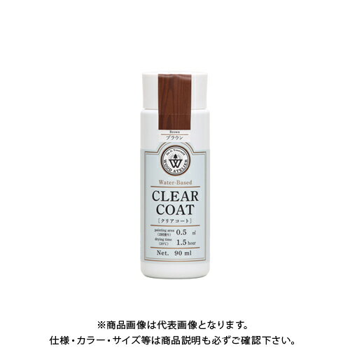 和信ペイント Wood Atelier クリアコート CC-11 ブラウン 90ml #800711