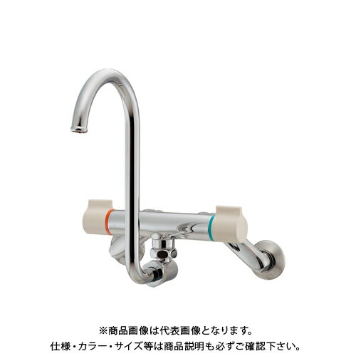 【メーカー】 ●(株)カクダイ 【特長】 ●折りたたみ式。 ●化学実験室などの台の下にパイプが収納できます。 【仕様】 ●上部；水側：104-015/湯側：104-016　 ●クランク：101-410