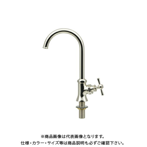【メーカー】●(株)カクダイ【特長】●取付穴径22〜27ミリ・厚5〜35ミリ●節水固定コマ仕様(一般地・寒冷地共用)●ニッケルメッキ仕上げ