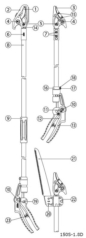 アルス ARS 150S-1.8D 固定スペーサー
