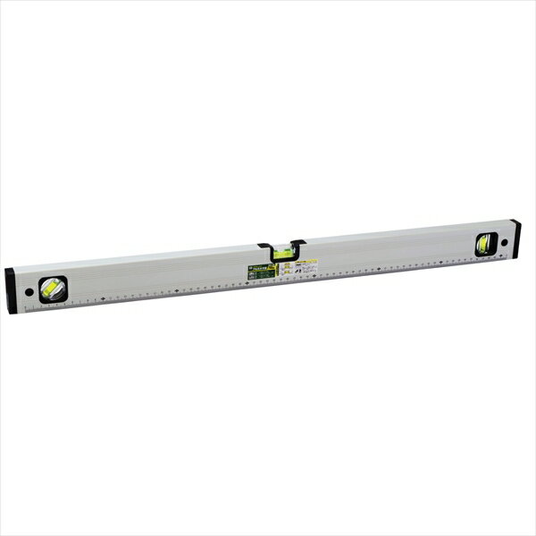 【送料別途】【直送品】アルミ水平器 マグネット付 750mm シルバー 新潟精機 ALM-750