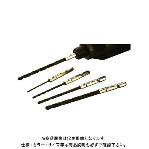 【メール便専用】大西工業 No.20 6角軸 鉄工用ドリル 4.0mm