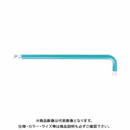 PBスイスツールズ 212L-10BL ロングボールレインボーレンチ 青色(J)