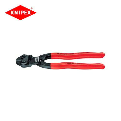 【メーカー】 ●KNIPEX社 【特長】 ●軟線・硬線・ピアノ線を精密に切断することができます。 ●直径5．2mmまでのボルト・釘・リベット等を切断することができます。 ●てこの原理を最大限利用した新型機構により他の追随を許さない切断能力を発揮します。 ●入念な焼入れ処理が施された刃の硬度は約HRC64。 ●鍛造ボディーにより大変頑丈です。 ●材質はオイル焼き入れ焼き戻し処理済みのクロームバナジウム電気鋼。 【仕様】 ●ヘッド仕上げ：防錆仕上げ ●ハンドル仕様：プラスチックコーティング ●全長(mm)：200 ●切断能力（軟線；φmm)：6.0 ●切断能力（中硬線；φmm)：5.2 ●切断能力(硬線；φmm)：4.0 ●切断能力(ピアノ線；φmm)：3.6 ●質量(g)：335 【関連商品】 クニペックス KNIPEX エンドカッティングニッパー 6801-200 クニペックス KNIPEX 小型エンドカッティングニッパー 6901-130 クニペックス KNIPEX 斜めニッパー125mm 7001-125 クニペックス KNIPEX 斜めニッパー140mm 7001-140 クニペックス KNIPEX 斜めニッパー 7001-160 クニペックス KNIPEX 斜めニッパー 7001-180 クニペックス KNIPEX 斜めニッパー 7002-125 クニペックス KNIPEX 斜めニッパー 7002-140 クニペックス KNIPEX 斜めニッパー 7002-160 クニペックス KNIPEX 斜めニッパー 7002-180