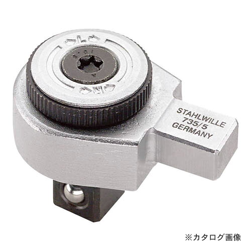 【メーカー】 ●Stahlwille (スタビレー) 【特長】 ●トルクレンチ用の差し替えラチェットヘッド。 ●ギア数60。 【仕様】 ●差込角(”SQ)：3/8 ●ジョイントサイズ(mm)：9X12 ●ヘッド部幅b(mm)：33 ●ヘッド部厚みh(mm)：24 ●ヘッド中心から本体差込部先端までの距離S(mm)：17.5 ●質量(g)：155 ●許容トルク(Nm)：100