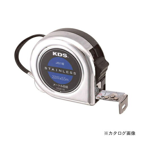【メーカー】 ●ムラテックKDS（株） 【仕様】 ●長さ：7.5m ●テープ巾：25mm ●重さ：393g ●JIS1級 ●両面目盛 ●455mmピッチスタッドマーク ●ベルトクリップ付 ●4点鋲 ●ダブルブレーキ ●ショックアブソーバー付 【材質・仕上げ】 ●テープ：ステンレス ●バネ：ステンレス ●ケース：ABS樹脂