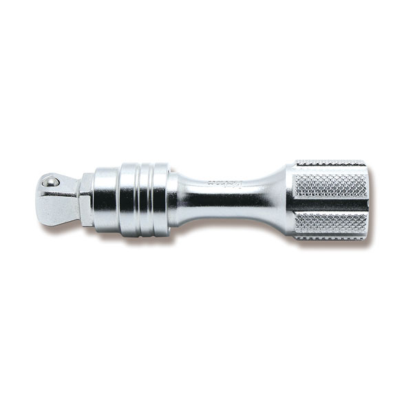 【 メーカー 】 ●(株)山下工業研究所 【 特長 】 ●3/8"(9.5mm)差込 ロッキングオフセットエクステンションバー 全長75mm。オフセットエクステンションバーで好評なストレートと首振りの2段階活用タイプです。 不意にソケットが外れないようにロック機構を備えています。 【 仕様 】 ●差込角：3/8"(9.5mm)SQ ●サイズ：18×15×75mm ●重量： 【 注意事項 】 ※オーバートルクには充分にお気を付けください。