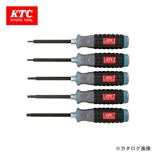 Hexagon Driver - KTC 樹脂柄ボールポイント ヘキサゴンドライバセット(5本組) TD1HBP5