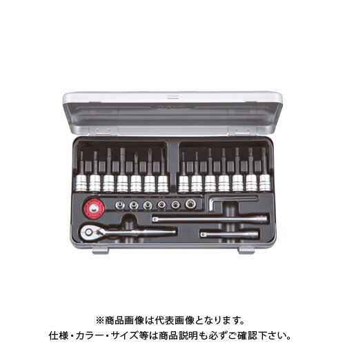 KTC 6.3sq.T型トルクス・E型トルクス・ヘキサゴンビットソケットレンチセット TBT226TH