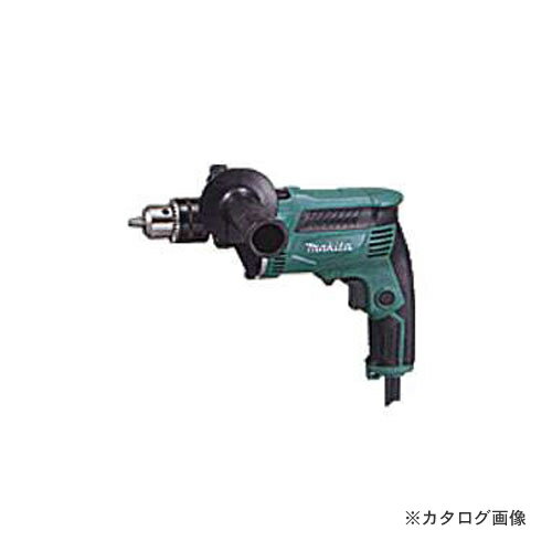 【メーカー名】 ●（株）マキタ 【特長】 ●小型・軽量タイプ!!! ●本体をしっかり保持できるサイドグリップ付!!! 【仕様】 ●穴あけ能力(mm)：コンクリート13、鉄工13、木工18 ●チャック能力(mm)：1.5?13 ●回転数(min-1)[回/分]：0?2800 ●打撃数(min-1)[回/分]：0?30800 ●振動3軸合成値(m/s2)：19.5(振動ドリル)、3.5(ドリル) ●全長(mm)：255 ●質量(kg)：1.6 ●電源(V)：単相100V ●電流(A)：4.5 ●消費電力(W)：430 ●コード(m)：2 【標準付属品】 ●チャックキー ●サイドグリップ 【関連商品】 マキタ Makita 充電式ドライバドリル M655DWX マキタ Makita 充電式インパクトドライバ M694DWX マキタ Makita 充電式インパクトドライバ M695DWX マキタ Makita 充電式インパクトドライバ M697DSX マキタ Makita 充電式インパクトドライバ M698DSX マキタ Makita 13mm 震動ドリル M814 マキタ Makita 16mm 震動ドリル M816K &nbsp; &nbsp; &nbsp;