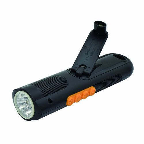 日動工業 自家発電LEDライト ラジオ付 LEH-05W-PG 2