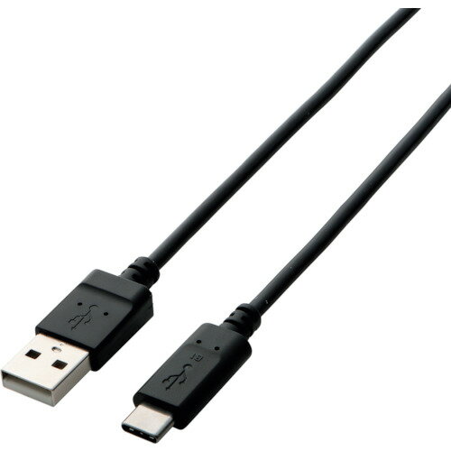 エレコム USB2.0ケーブル(A-C) 2.0m ブラ