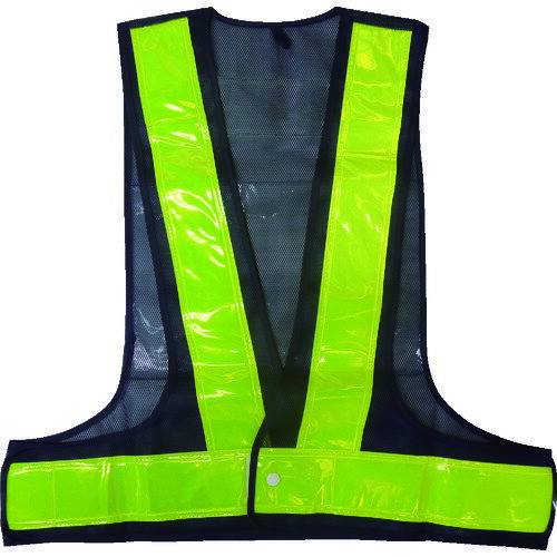 ミズケイ アピール安全ベスト「宣伝マン」＜紺/黄＞ 5941014