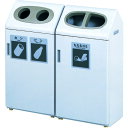 【送料別途】【直送品】KAWAJUN 分別ボックスS45G-BB もえないゴミ AA657(3)