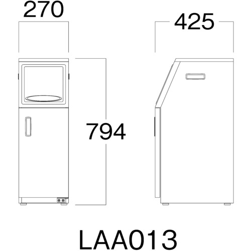 【送料別途】【直送品】KAWAJUN カウンター飲み残しボックスC20 LAA013