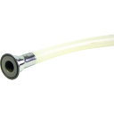 【送料別途】【直送品】ハッコウ フェルール継手(PFAライニング)柔軟フッ素ホース Φ38X1.5SX1m E-PDB-38-F1.5S-PFA-1000L