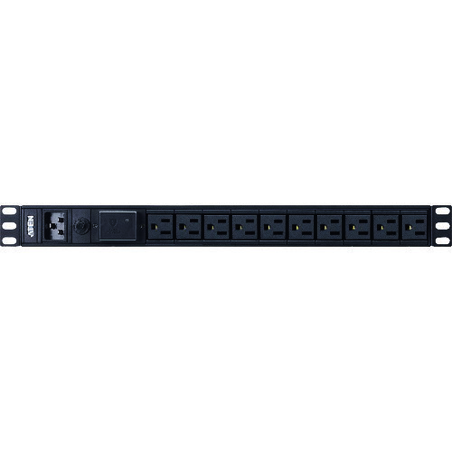 ATEN 10ポート ベーシックPDU 20A(最大) NEMA 5-20R x 10口 サージ保護機能搭載 PE0210SA