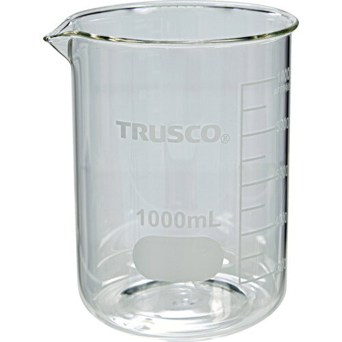 TRUSCO ガラスビーカー 1000ml GB-1000