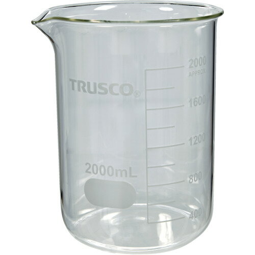 TRUSCO ガラスビーカー 2000ml GB-2000