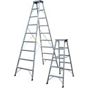 【送料別途】【直送品】ナカオ アルミ専用脚立 天板高さ1.14m AS-120