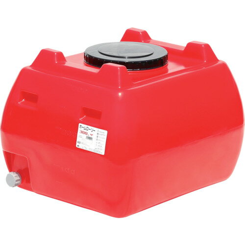 【送料別途】【直送品】スイコー ホームローリータンク300 赤 (フタ含む) HLT-300(R)
