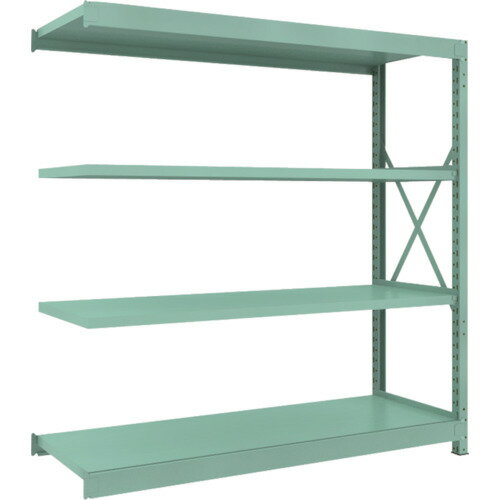 【送料別途】【直送品】TRUSCO R3型中量棚 1800X600XH1800 4段 連結 R3-6664B