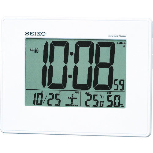 SEIKO 温湿度計付き掛置兼用電波時計 SQ770W
