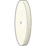 ナカニシ ホイール型フェルトバフ (10本入) 外径22mm 53913